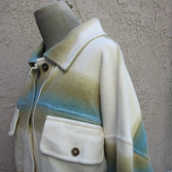 NWT FREE PEOPLE ~ WEST COAST RUBY JACKET ~ L ~ IVORY COMBO ~ - Picture 6 of 12